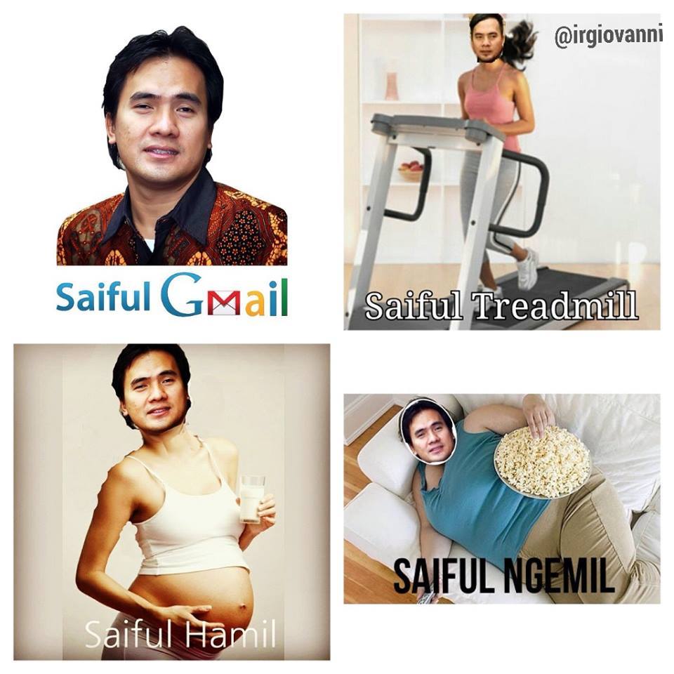 15 Meme Saiful Jamil dan Nassar bikin senyum-senyum sendiri