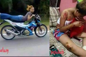 25 Meme kocak pengendara motor di Indonesia yang bikin ketawa mules
