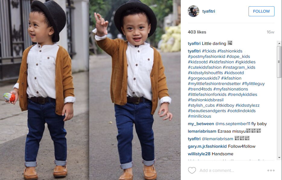 9 Fashionista cilik ini punya ribuan follower di Instagram, gemes deh! 9 Fashionista cilik ini punya ribuan follower di Instagram, gemes deh!