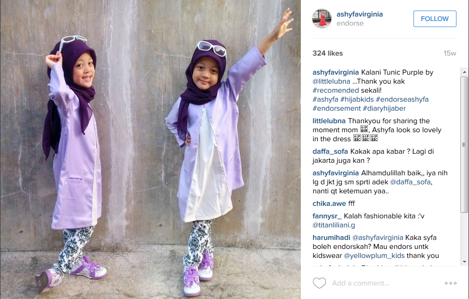 9 Fashionista cilik ini punya ribuan follower di Instagram, gemes deh!