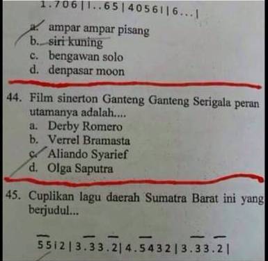 20 Foto soal ujian sekolah yang bikin geleng-geleng kepala 20 Foto soal ujian sekolah yang bikin geleng-geleng kepala