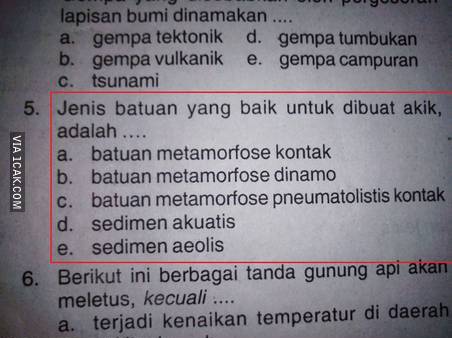 20 Foto soal ujian sekolah yang bikin geleng-geleng kepala 20 Foto soal ujian sekolah yang bikin geleng-geleng kepala