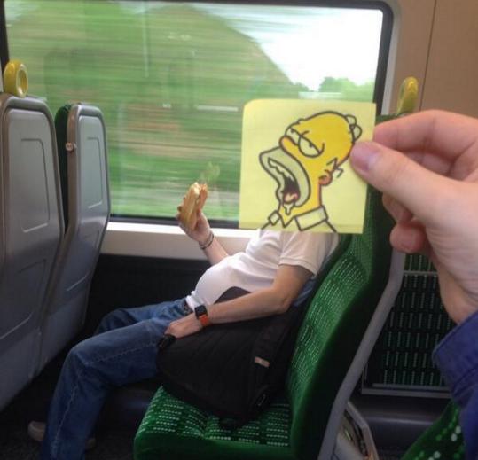 18 Tokoh kartun ini naik transportasi umum, kamu? 