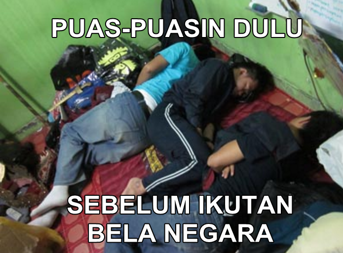 10 Curhatan cowok jika program bela negara dilakukan selama dua tahun