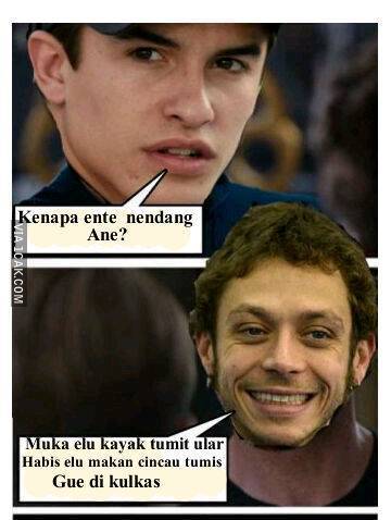 17 Meme insiden Rossi vs Marquez yang bikin ketawa ngakak 17 Meme insiden Rossi vs Marquez yang bikin ketawa ngakak