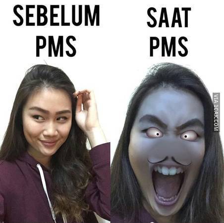 25 Meme cewek lagi PMS yang bisa bikin kamu jadi senyum-senyum sendiri