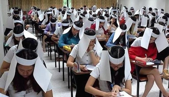 Di China, siswa yang mencontek bisa dihukum 7 tahun penjara