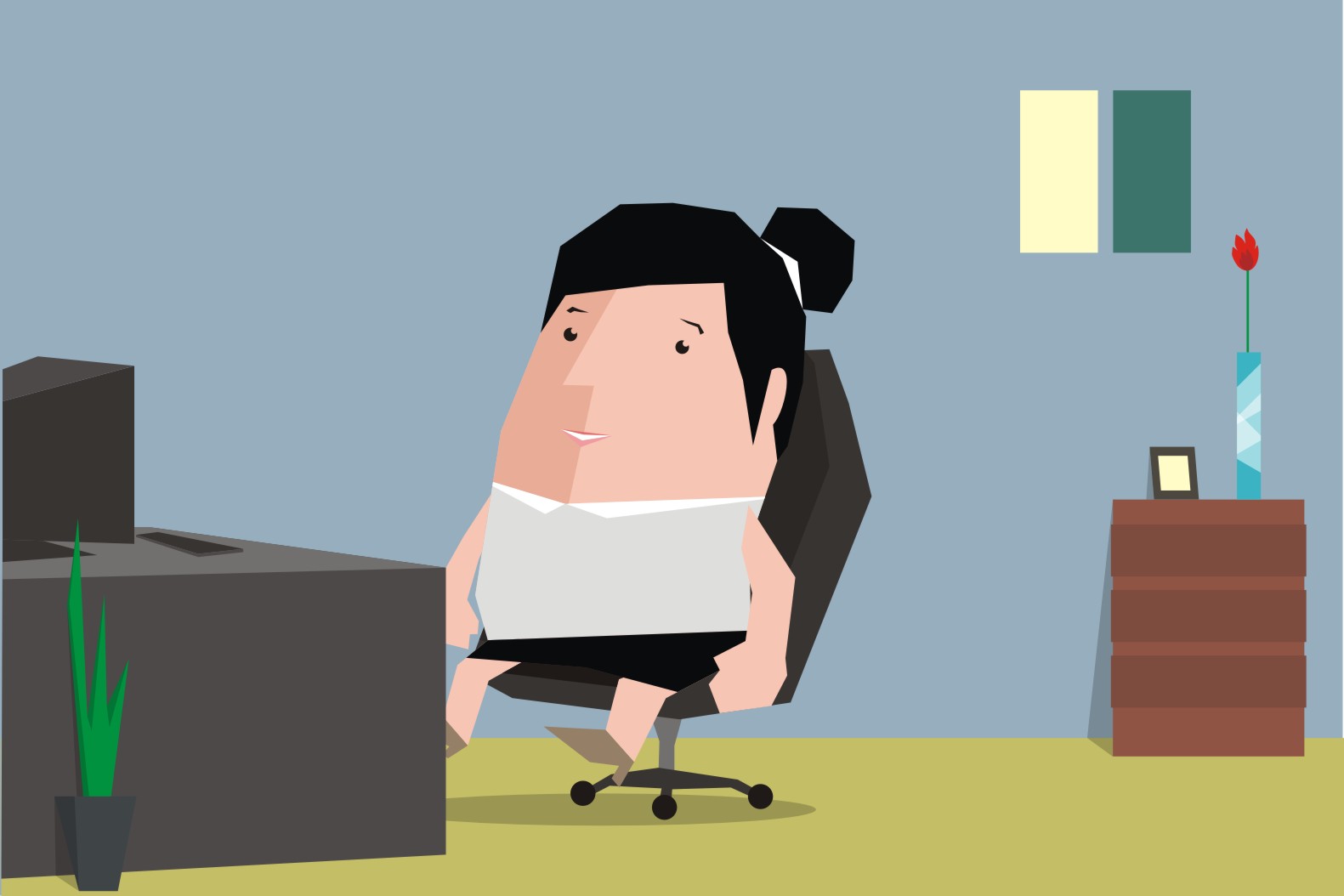 10 Hal yang bikin kesehatan kamu terancam di kantor