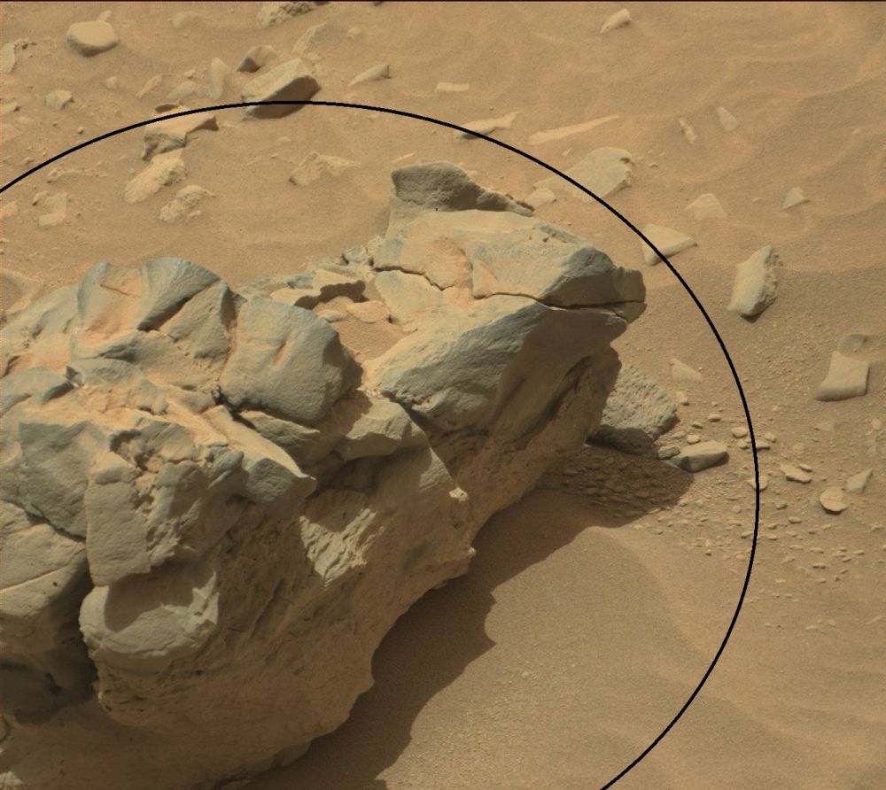 Ilmuwan NASA menemukan kepala naga di Planet Mars