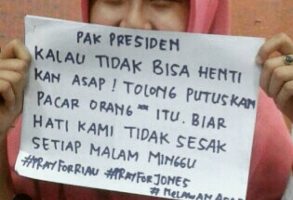 Bencana asap jadi bahan guyonan anak muda, keterlaluan!