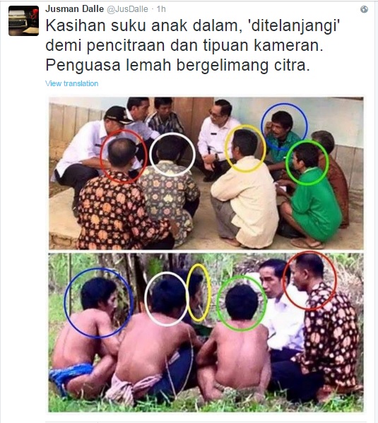 Lagi, Jokowi dituduh pencitraan! Sekarang gara-gara foto ini