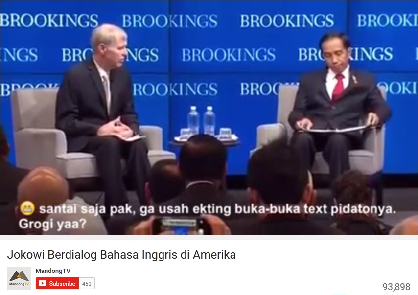 Tak jawab pertanyaan akademisi AS, Jokowi lagi-lagi kena bully