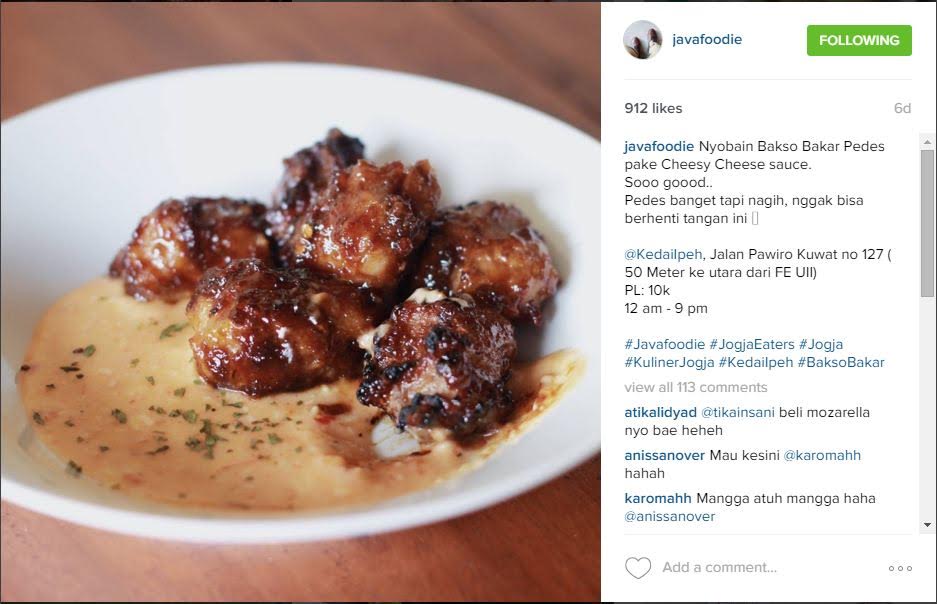 Ini 15 akun Instagram yang bakal manjain kamu soal wisata kuliner