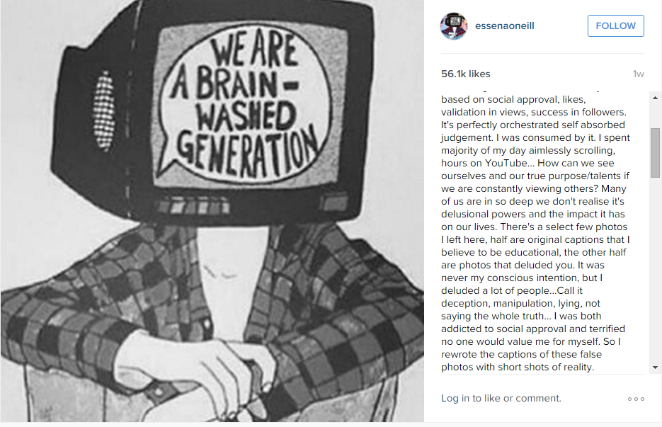 Selebgram ini 'putus hubungan' dengan media sosial