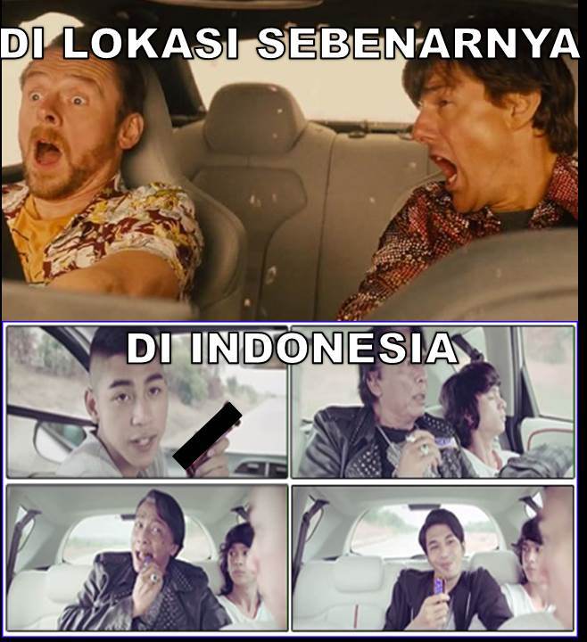 10 Adegan yang terjadi jika Mission Impossible syuting di Indonesia 10 Adegan yang terjadi jika Mission Impossible syuting di Indonesia