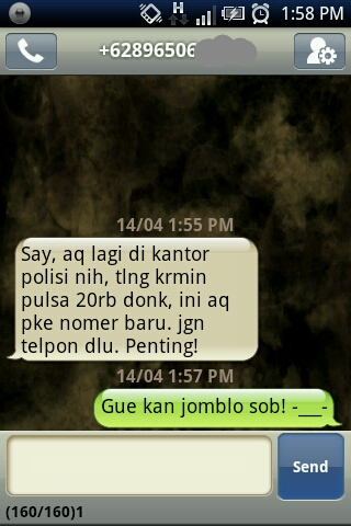 22 Foto balasan SMS mama minta pulsa yang bikin ketawa ngakak