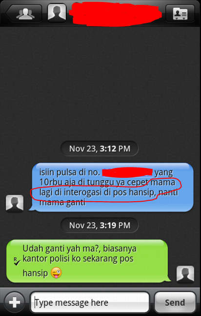 22 Foto balasan SMS mama minta pulsa yang bikin ketawa ngakak