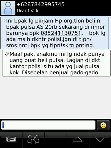 22 Foto balasan SMS mama minta pulsa yang bikin ketawa ngakak