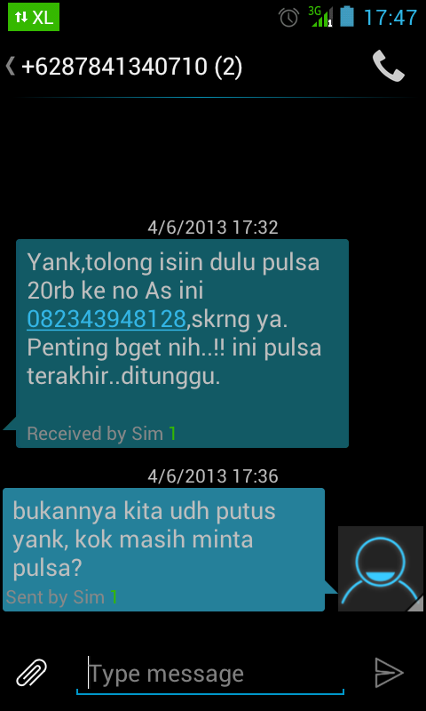 22 Foto balasan SMS mama minta pulsa yang bikin ketawa ngakak