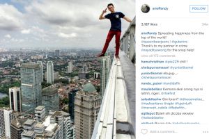 15 Foto selfie ala Arief Fandy ini bikin kakimu gemeteran