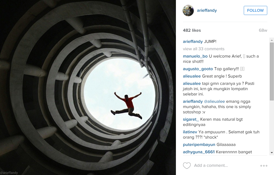 15 Foto selfie ala Arief Fandy ini bikin kakimu gemeteran 15 Foto selfie ala Arief Fandy ini bikin kakimu gemeteran