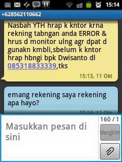Jenis-jenis sms penipuan yang sering kamu dapat, hati-hati Jenis-jenis sms penipuan yang sering kamu dapat, hati-hati