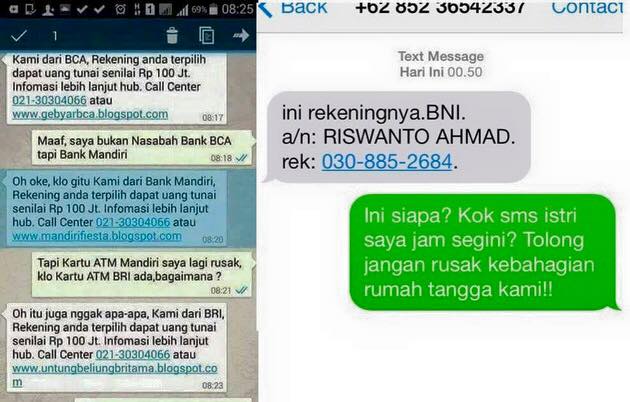 Jenis-jenis sms penipuan yang sering kamu dapat, hati-hati Jenis-jenis sms penipuan yang sering kamu dapat, hati-hati