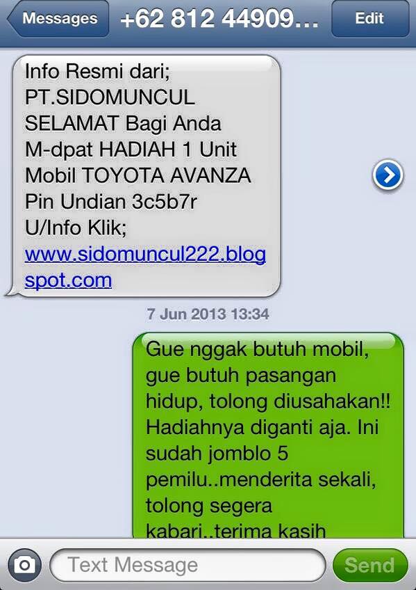 Jenis-jenis sms penipuan yang sering kamu dapat, hati-hati Jenis-jenis sms penipuan yang sering kamu dapat, hati-hati