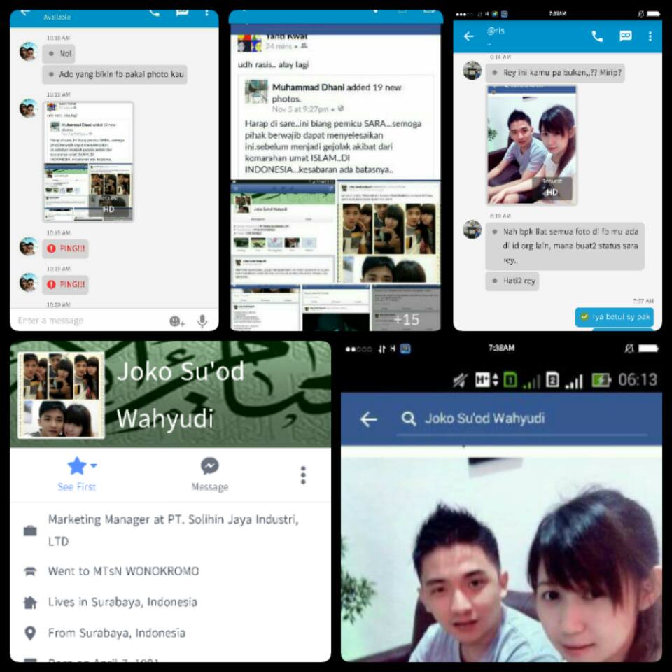 Waspada, akun penyebar kebencian pakai fotomu di media sosial! Waspada, akun penyebar kebencian pakai fotomu di media sosial!