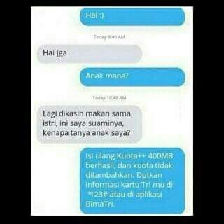 23 Balasan SMS bikin geli, buktikan kalau orang Indonesia itu kreatif! 23 Balasan SMS bikin geli, buktikan kalau orang Indonesia itu kreatif!