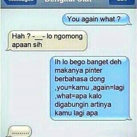 23 Balasan SMS bikin geli, buktikan kalau orang Indonesia itu kreatif! 23 Balasan SMS bikin geli, buktikan kalau orang Indonesia itu kreatif!