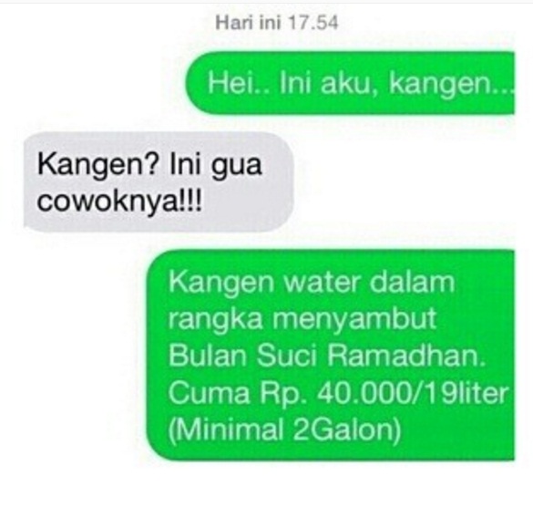 23 Balasan SMS bikin geli, buktikan kalau orang Indonesia itu kreatif! 23 Balasan SMS bikin geli, buktikan kalau orang Indonesia itu kreatif!