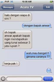 23 Balasan SMS bikin geli, buktikan kalau orang Indonesia itu kreatif! 23 Balasan SMS bikin geli, buktikan kalau orang Indonesia itu kreatif!