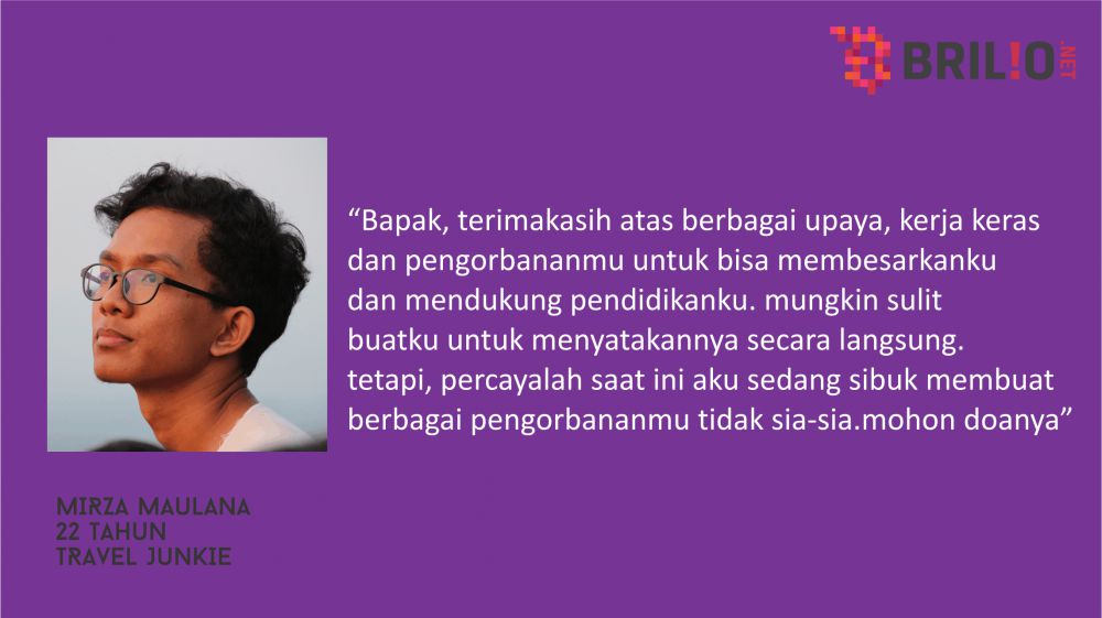11 Isi hati sobat brilio rayakan Hari Ayah Nasional, bikin baper deh!
