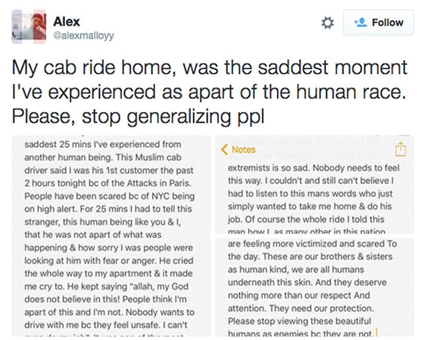 Kisah sopir taksi muslim yang tak dapat penumpang usai teror Paris