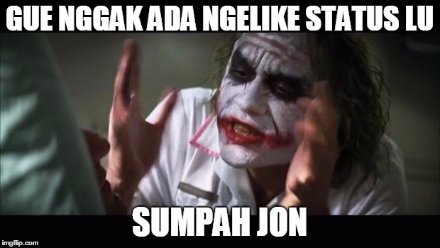 14 Modus 'Like' pengguna Facebook, dari balasan hingga belas kasihan 14 Modus 'Like' pengguna Facebook, dari balasan hingga belas kasihan