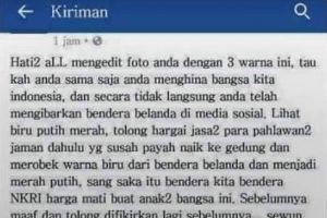 Orang ini gagal paham, bendera Prancis dikira Belanda, duh malunya!