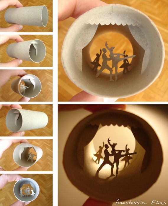 Kamu pasti kagum lihat 20 karya dari kertas gulungan tisu ini, top!