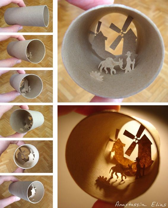 Kamu pasti kagum lihat 20 karya dari kertas gulungan tisu ini, top!