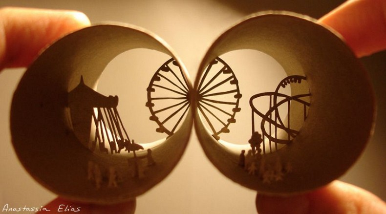 Kamu pasti kagum lihat 20 karya dari kertas gulungan tisu ini, top!