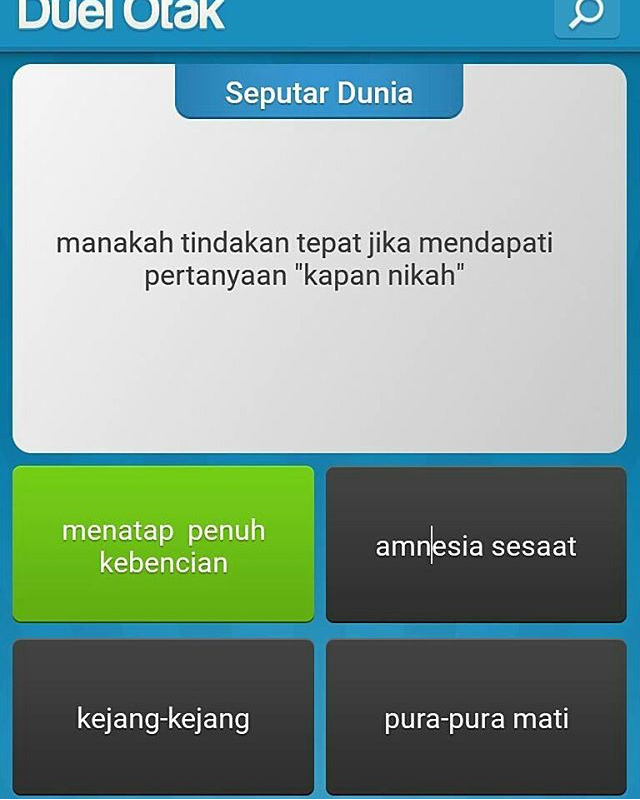 22 Soal kocak game Duel Otak ini bisa bikin kamu ketawa ngakak