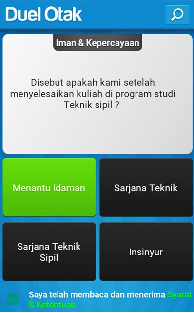 22 Soal kocak game Duel Otak ini bisa bikin kamu ketawa ngakak