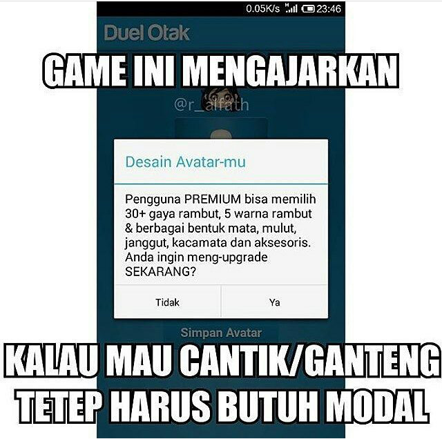 22 Soal kocak game Duel Otak ini bisa bikin kamu ketawa ngakak