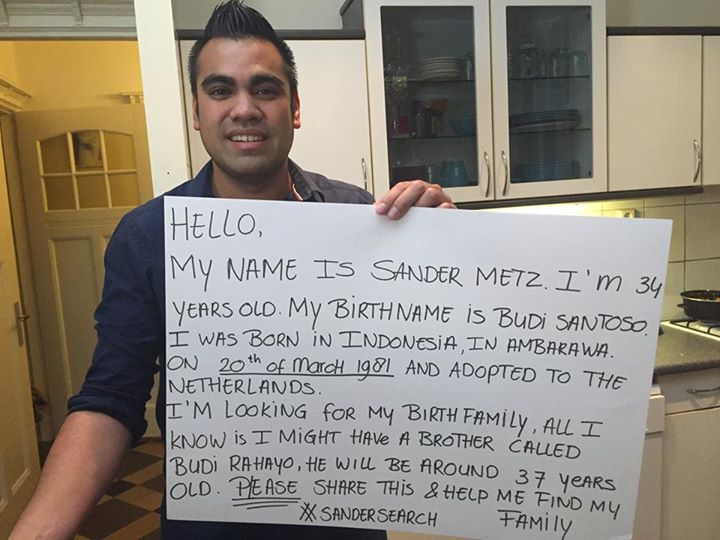 Minta bantuan netizen, orang ini ingin temukan saudara di Indonesia