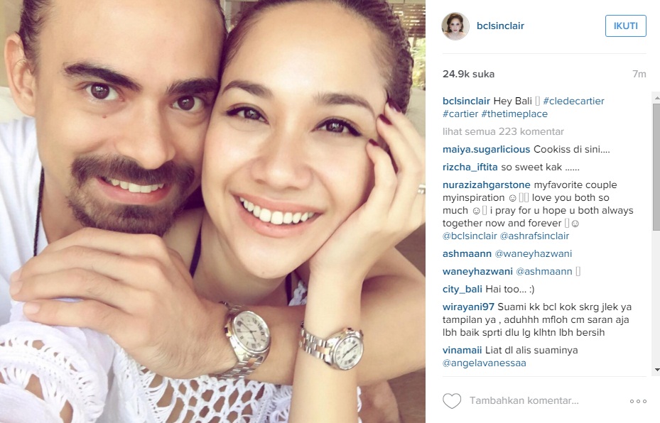 25 Momen romantis artis cantik Indonesia bareng suaminya, so sweet!