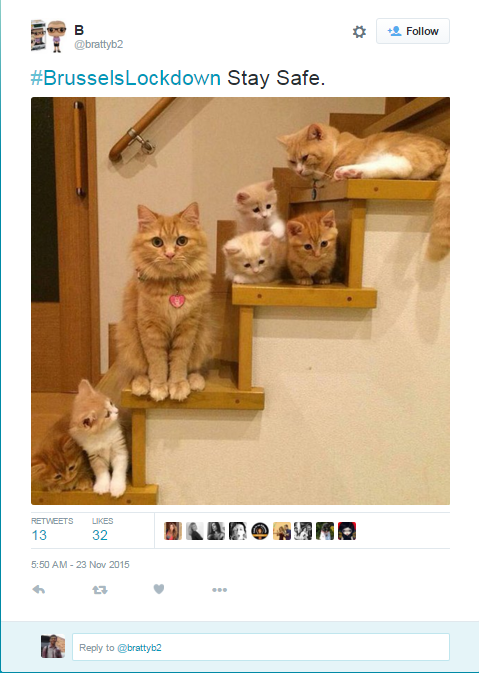 Status waspada teroris, ini yang di-Tweet warga Brussels 
