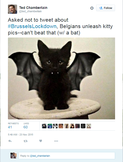 Status waspada teroris, ini yang di-Tweet warga Brussels 