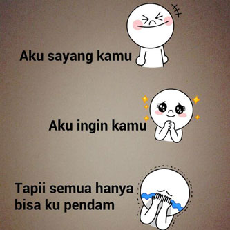 17 Meme kisah cinta ala stiker Line ini bikin hatimu baper, duh!