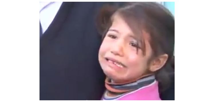 VIDEO: Anak kecil korban perang ini tingkahnya menyayat hati