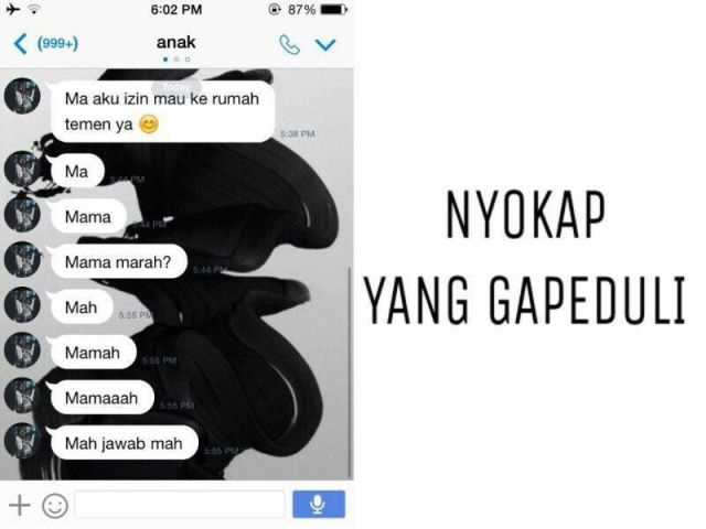 10 Tipe ibu-ibu zaman sekarang kalau balas SMS anaknya, lucu banget!